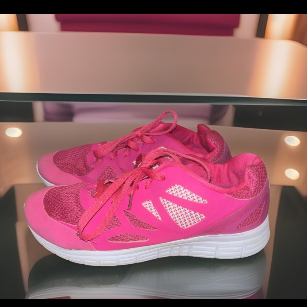 Danskin Now Pink & White Athletic Sneakers